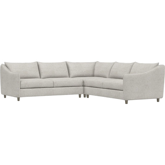 Joli 3-Piece Fabric Sectional by Bernhardt in wdf, 789 portobello. Made from unique in a unique style.