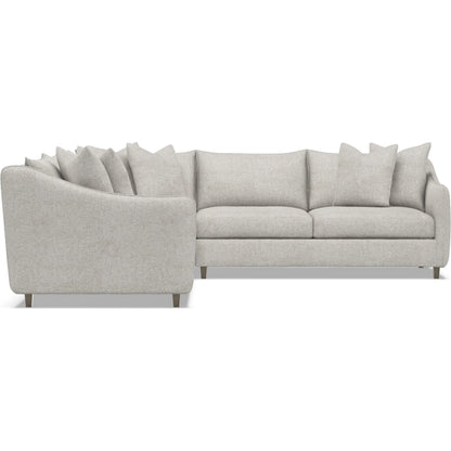 Joli 3-Piece Fabric Sectional by Bernhardt in wdf, 789 portobello. Made from unique in a unique style.