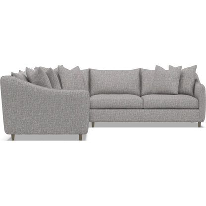 Joli 3-Piece Fabric Sectional by Bernhardt in wdf, 789 portobello. Made from unique in a unique style.