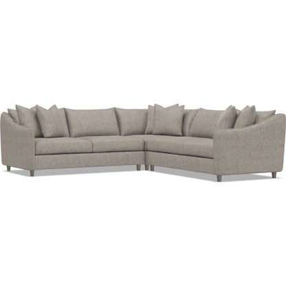Joli 3-Piece Fabric Sectional by Bernhardt in wdf, 789 portobello. Made from unique in a unique style.