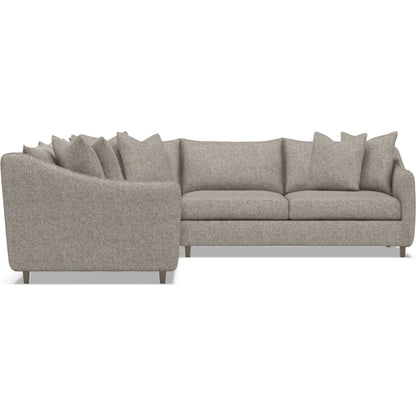 Joli 3-Piece Fabric Sectional by Bernhardt in wdf, 789 portobello. Made from unique in a unique style.