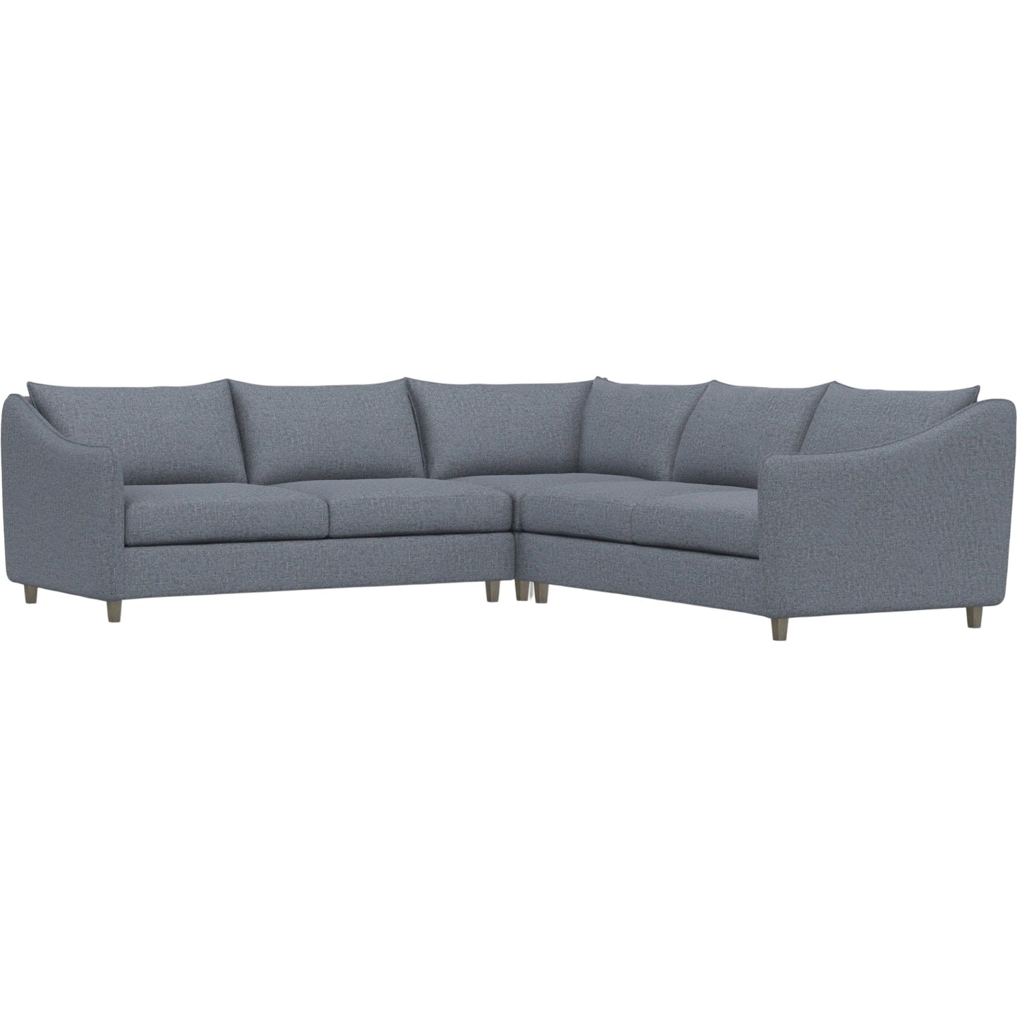 016 SI-2634582 | Primary Silo | Joli 3-Piece Fabric Sectional by Bernhardt in wdf, 789 portobello. Made from unique in a unique style.