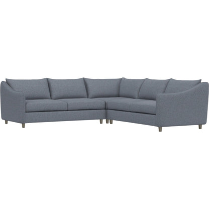 Joli 3-Piece Fabric Sectional by Bernhardt in wdf, 789 portobello. Made from unique in a unique style.