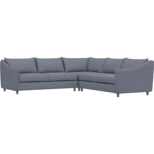 Joli 3-Piece Fabric Sectional by Bernhardt in wdf, 789 portobello. Made from unique in a unique style.
