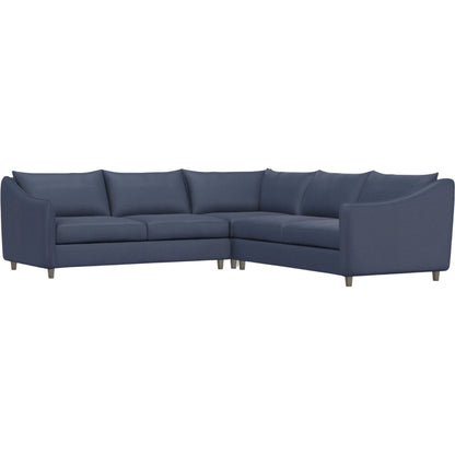 Joli 3-Piece Fabric Sectional by Bernhardt in wdf, 789 portobello. Made from unique in a unique style.