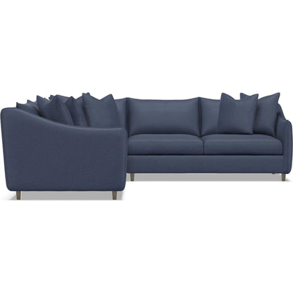 Joli 3-Piece Fabric Sectional by Bernhardt in wdf, 789 portobello. Made from unique in a unique style.