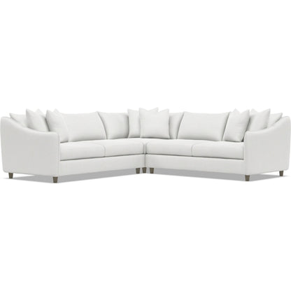 Joli 3-Piece Fabric Sectional by Bernhardt in wdf, 789 portobello. Made from unique in a unique style.