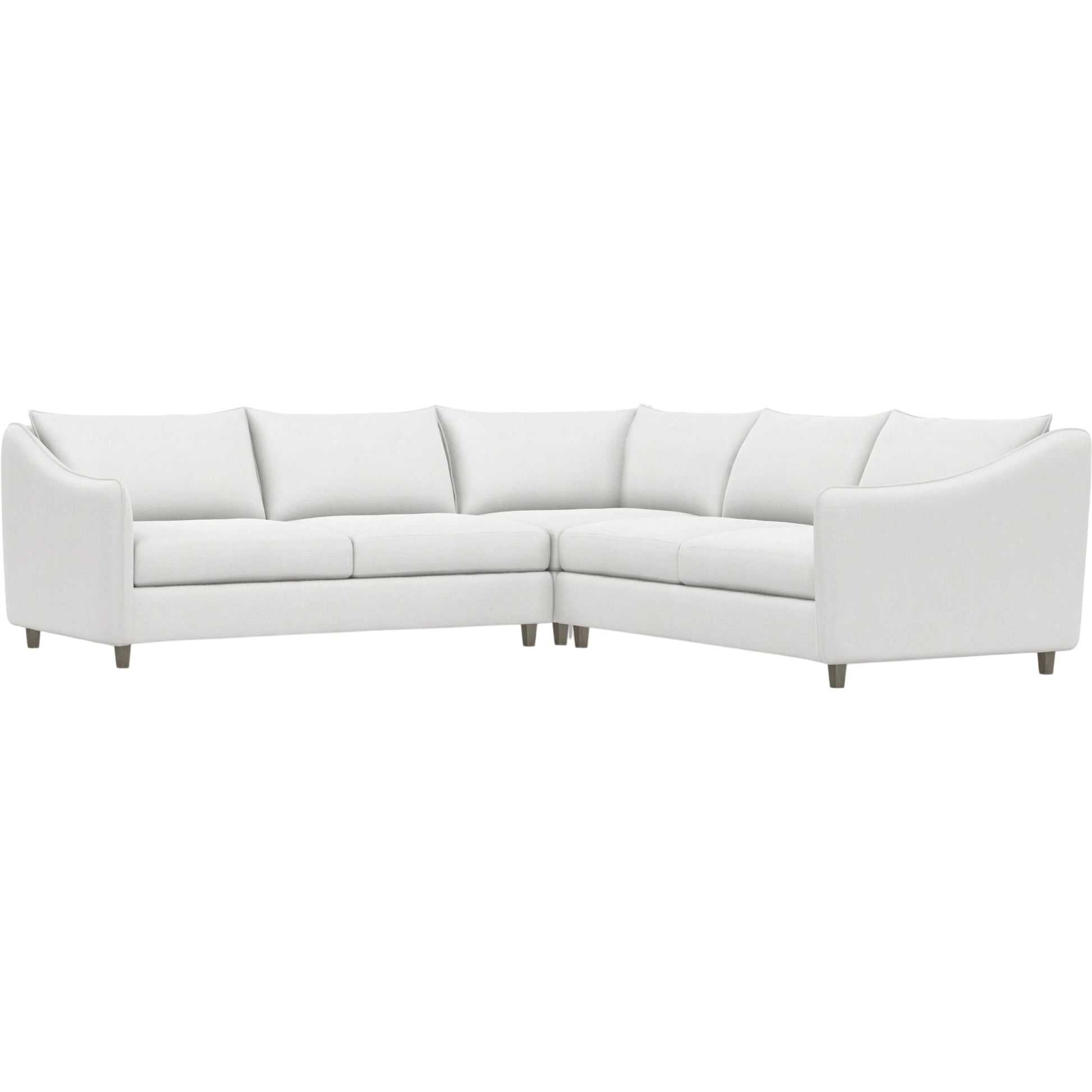 Joli 3-Piece Fabric Sectional by Bernhardt in wdf, 789 portobello. Made from unique in a unique style.