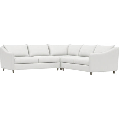 Joli 3-Piece Fabric Sectional by Bernhardt in wdf, 789 portobello. Made from unique in a unique style.