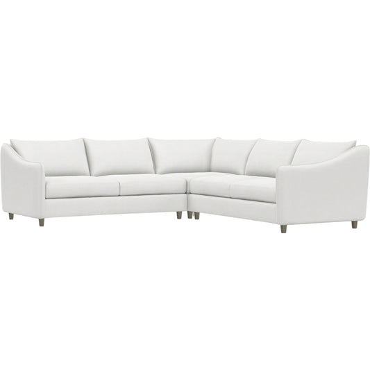 Joli 3-Piece Fabric Sectional by Bernhardt in wdf, 789 portobello. Made from unique in a unique style.