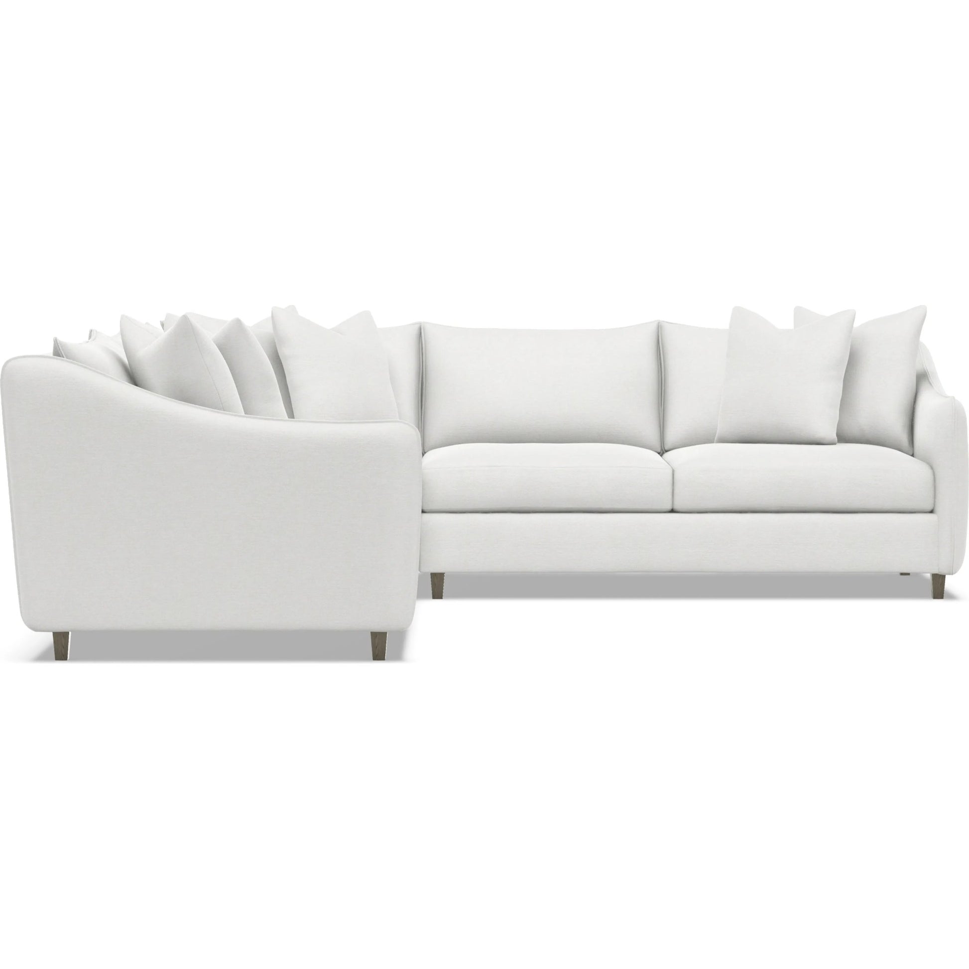 Joli 3-Piece Fabric Sectional by Bernhardt in wdf, 789 portobello. Made from unique in a unique style.