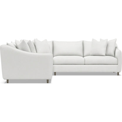 Joli 3-Piece Fabric Sectional by Bernhardt in wdf, 789 portobello. Made from unique in a unique style.