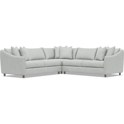 Joli 3-Piece Fabric Sectional by Bernhardt in wdf, 789 portobello. Made from unique in a unique style.