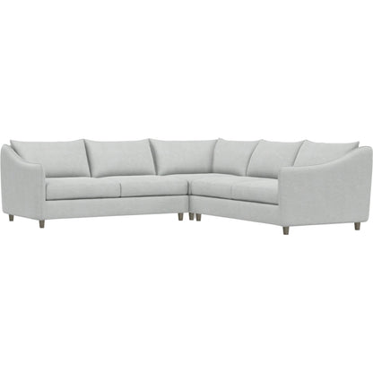 Joli 3-Piece Fabric Sectional by Bernhardt in wdf, 789 portobello. Made from unique in a unique style.