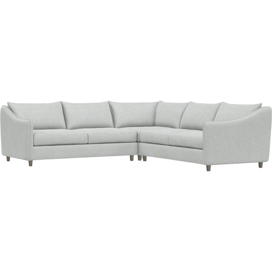 Joli 3-Piece Fabric Sectional by Bernhardt in wdf, 789 portobello. Made from unique in a unique style.