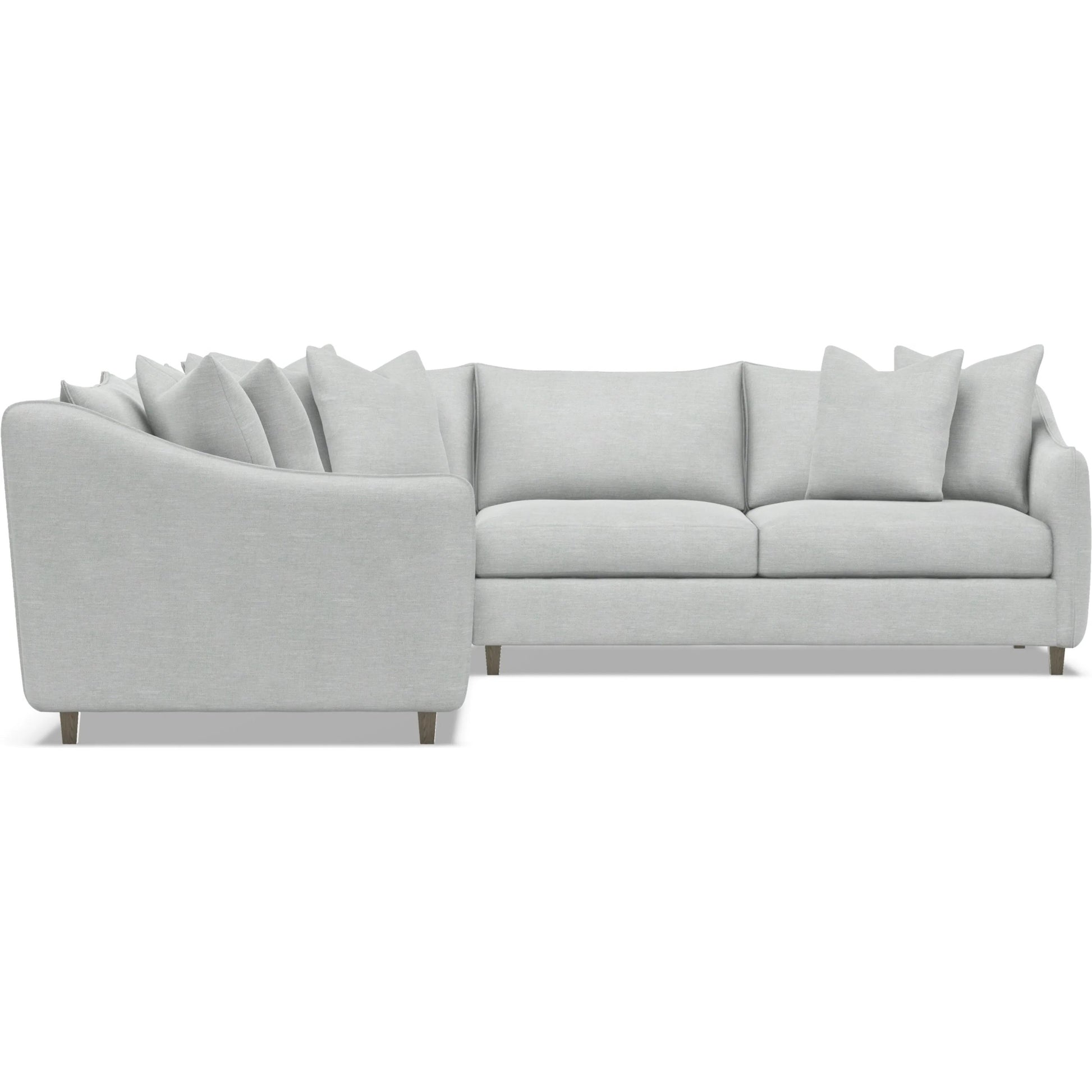 Joli 3-Piece Fabric Sectional by Bernhardt in wdf, 789 portobello. Made from unique in a unique style.