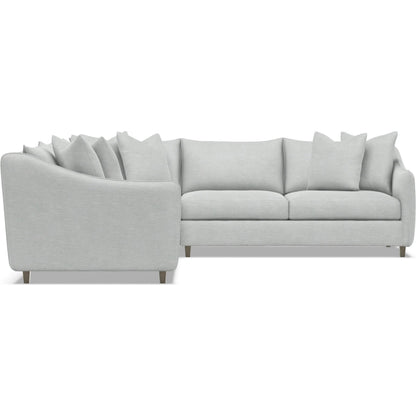Joli 3-Piece Fabric Sectional by Bernhardt in wdf, 789 portobello. Made from unique in a unique style.