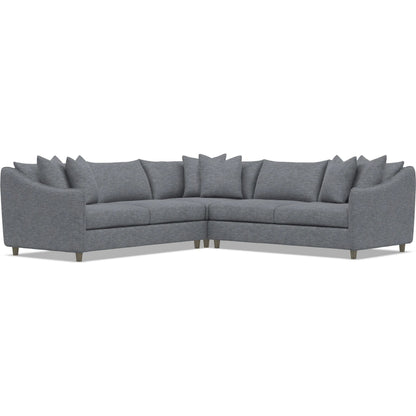 Joli 3-Piece Fabric Sectional by Bernhardt in wdf, 789 portobello. Made from unique in a unique style.