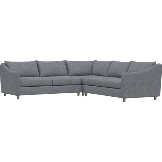 Joli 3-Piece Fabric Sectional by Bernhardt in wdf, 789 portobello. Made from unique in a unique style.