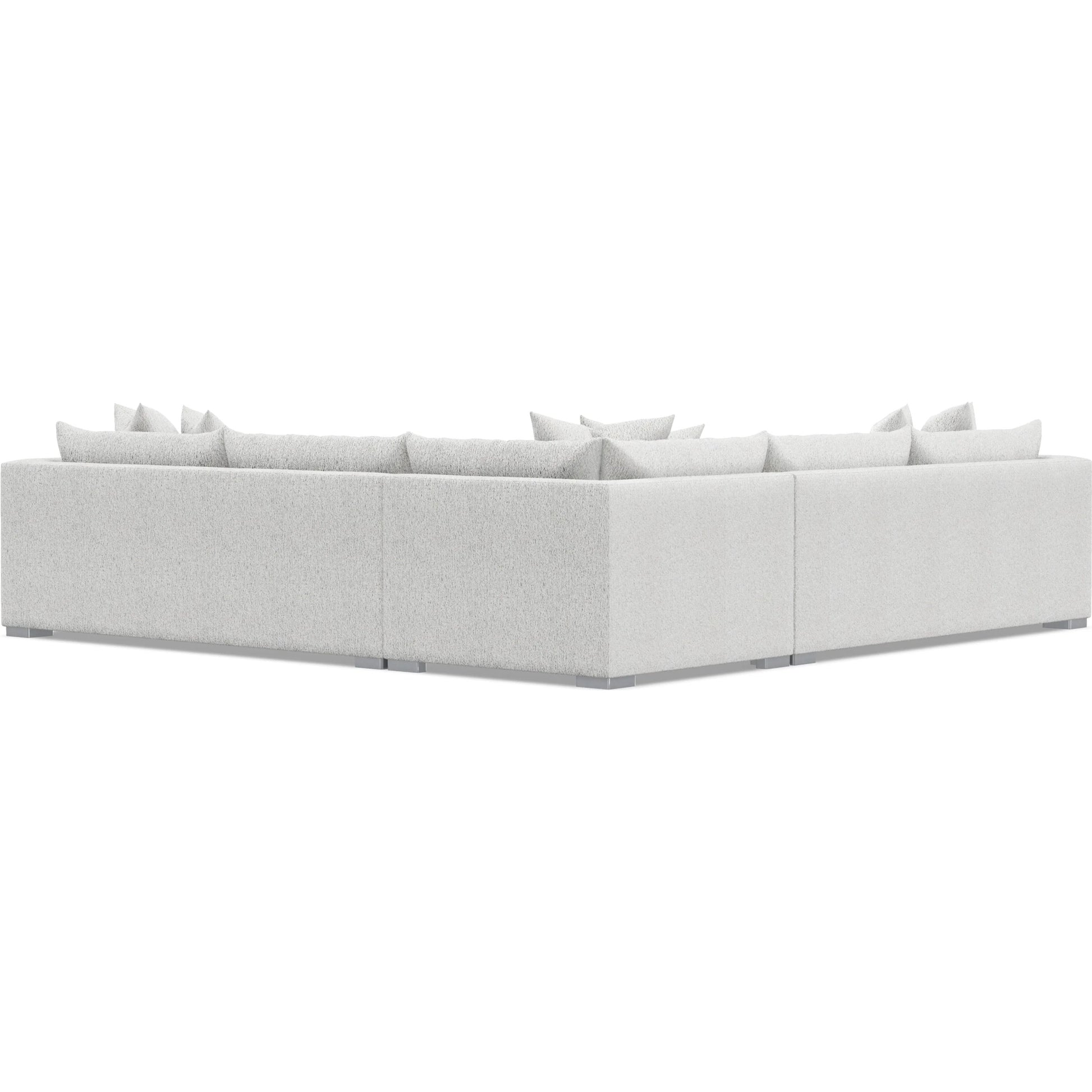 Helena 3-Piece Fabric Sectional by Bernhardt in stainless steel. Made from unique in a unique style.