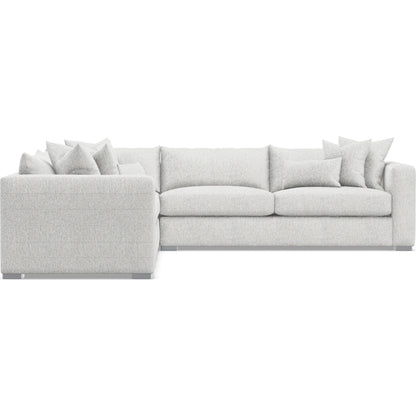 Helena 3-Piece Fabric Sectional by Bernhardt in stainless steel. Made from unique in a unique style.