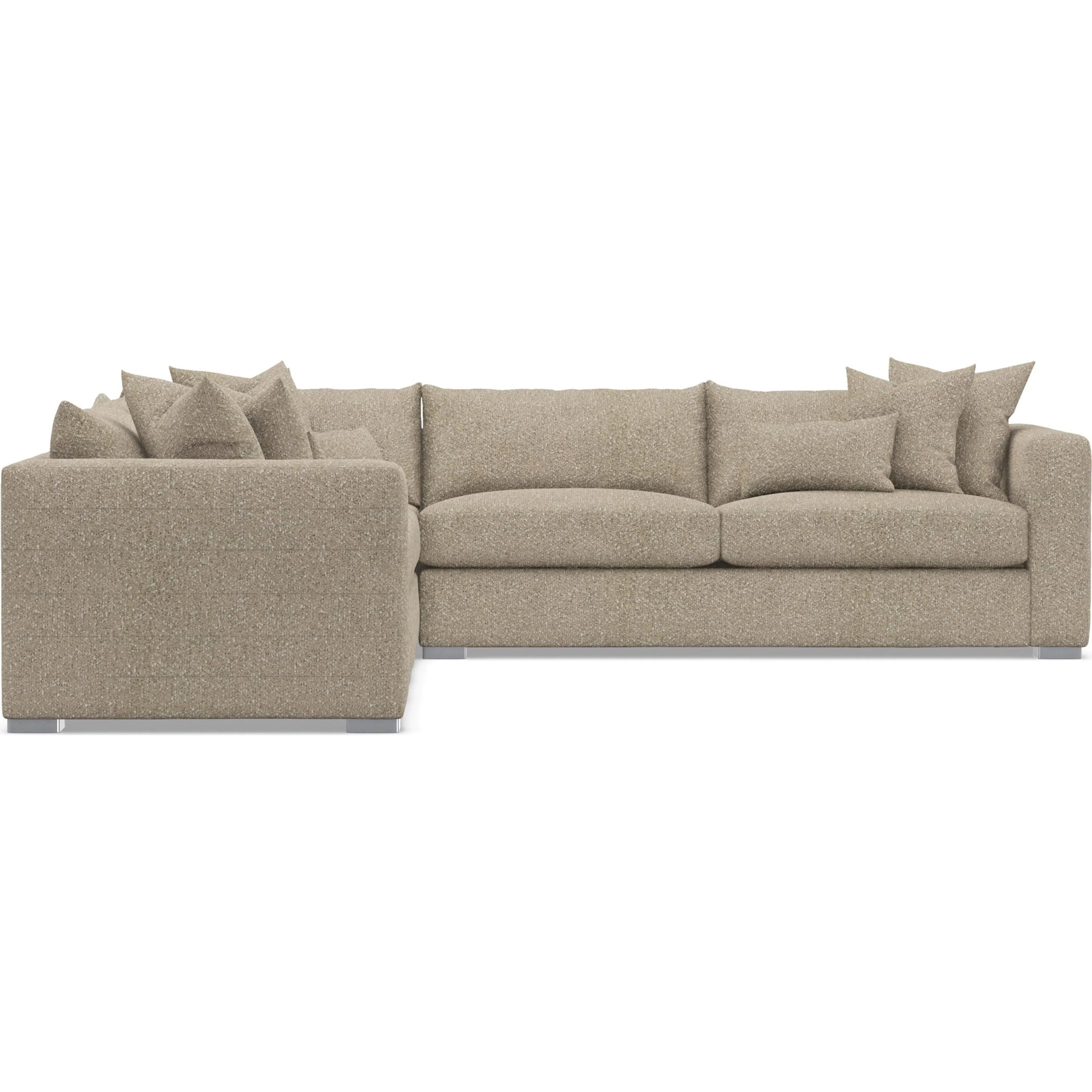 Helena 3-Piece Fabric Sectional by Bernhardt in stainless steel. Made from unique in a unique style.