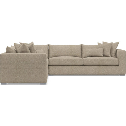 Helena 3-Piece Fabric Sectional by Bernhardt in stainless steel. Made from unique in a unique style.