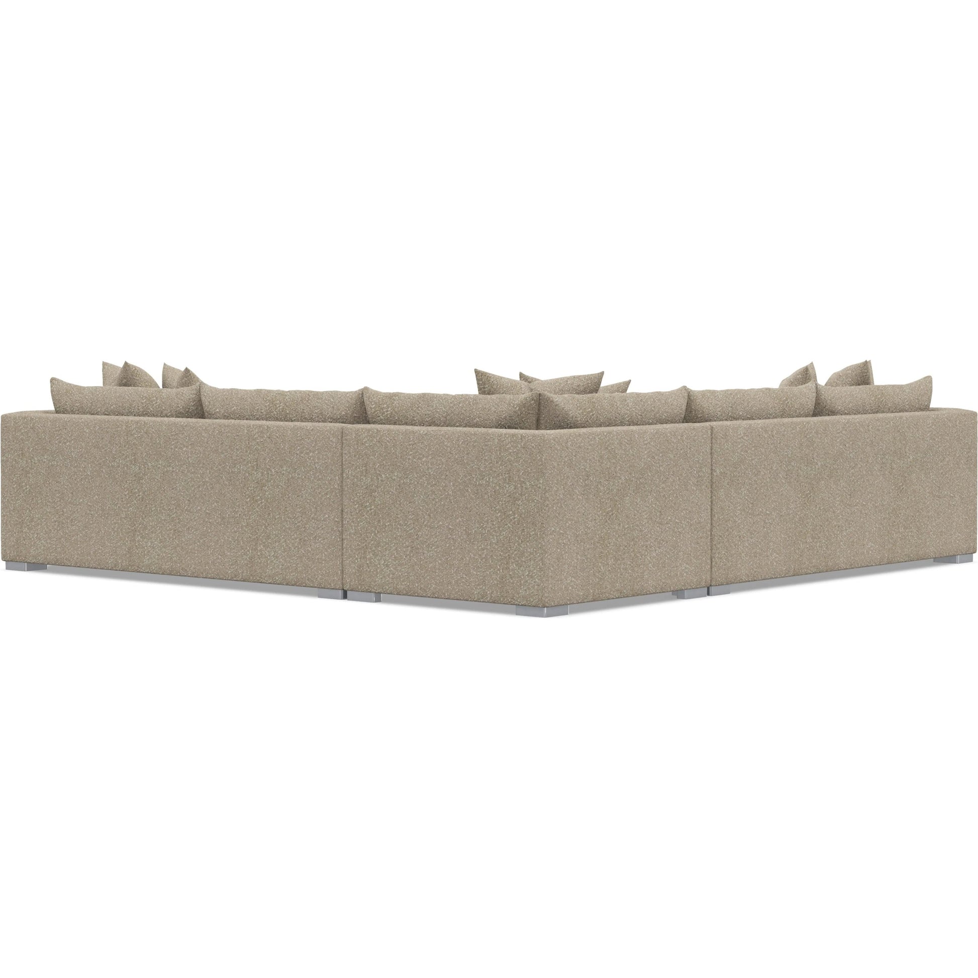 Helena 3-Piece Fabric Sectional by Bernhardt in stainless steel. Made from unique in a unique style.