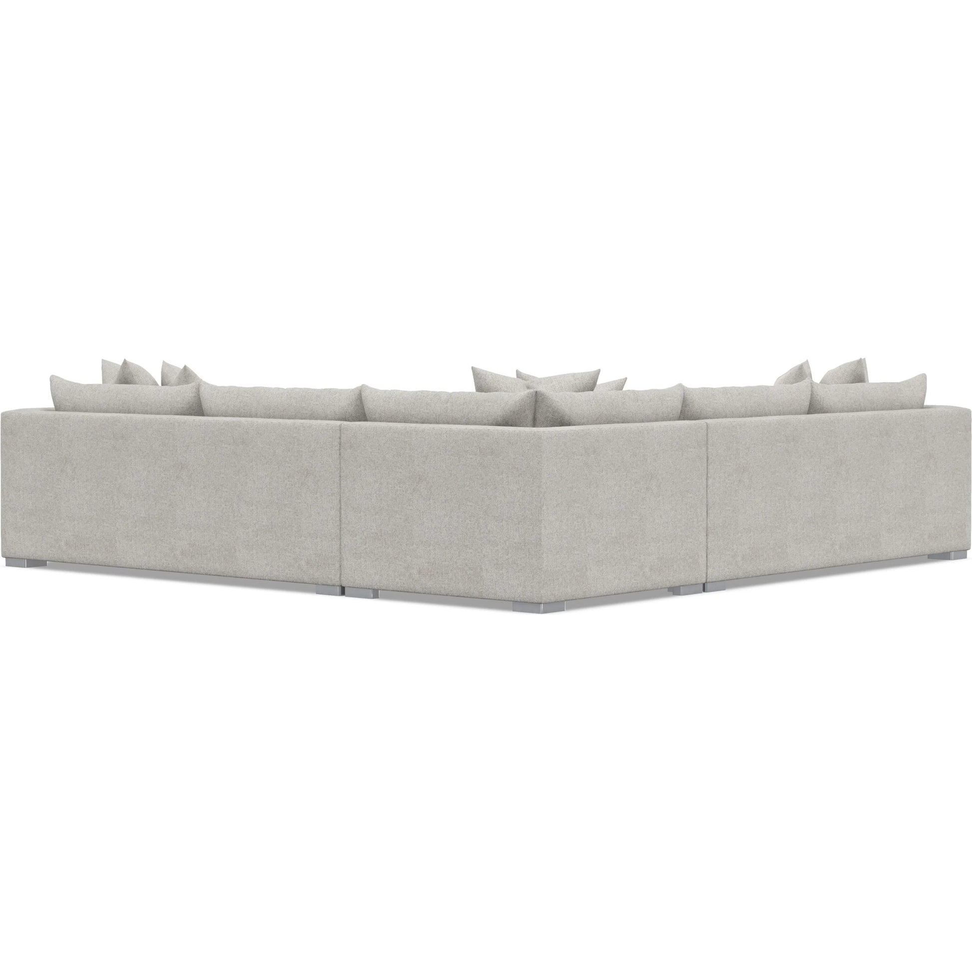 Helena 3-Piece Fabric Sectional by Bernhardt in stainless steel. Made from unique in a unique style.