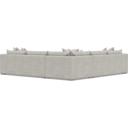 Helena 3-Piece Fabric Sectional by Bernhardt in stainless steel. Made from unique in a unique style.