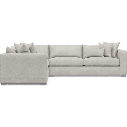 Helena 3-Piece Fabric Sectional by Bernhardt in stainless steel. Made from unique in a unique style.