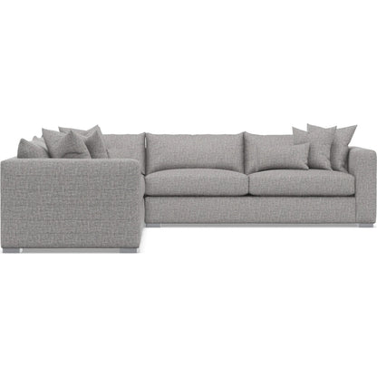 Helena 3-Piece Fabric Sectional by Bernhardt in stainless steel. Made from unique in a unique style.