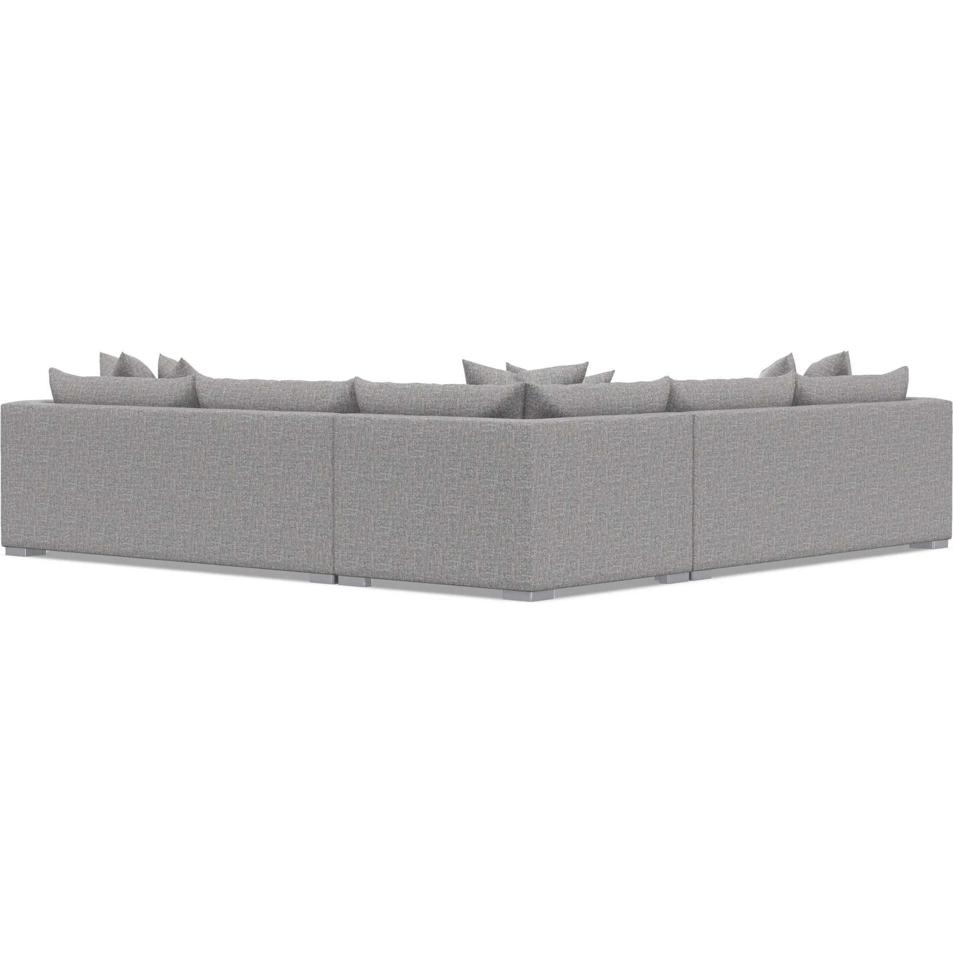 Helena 3-Piece Fabric Sectional by Bernhardt in stainless steel. Made from unique in a unique style.