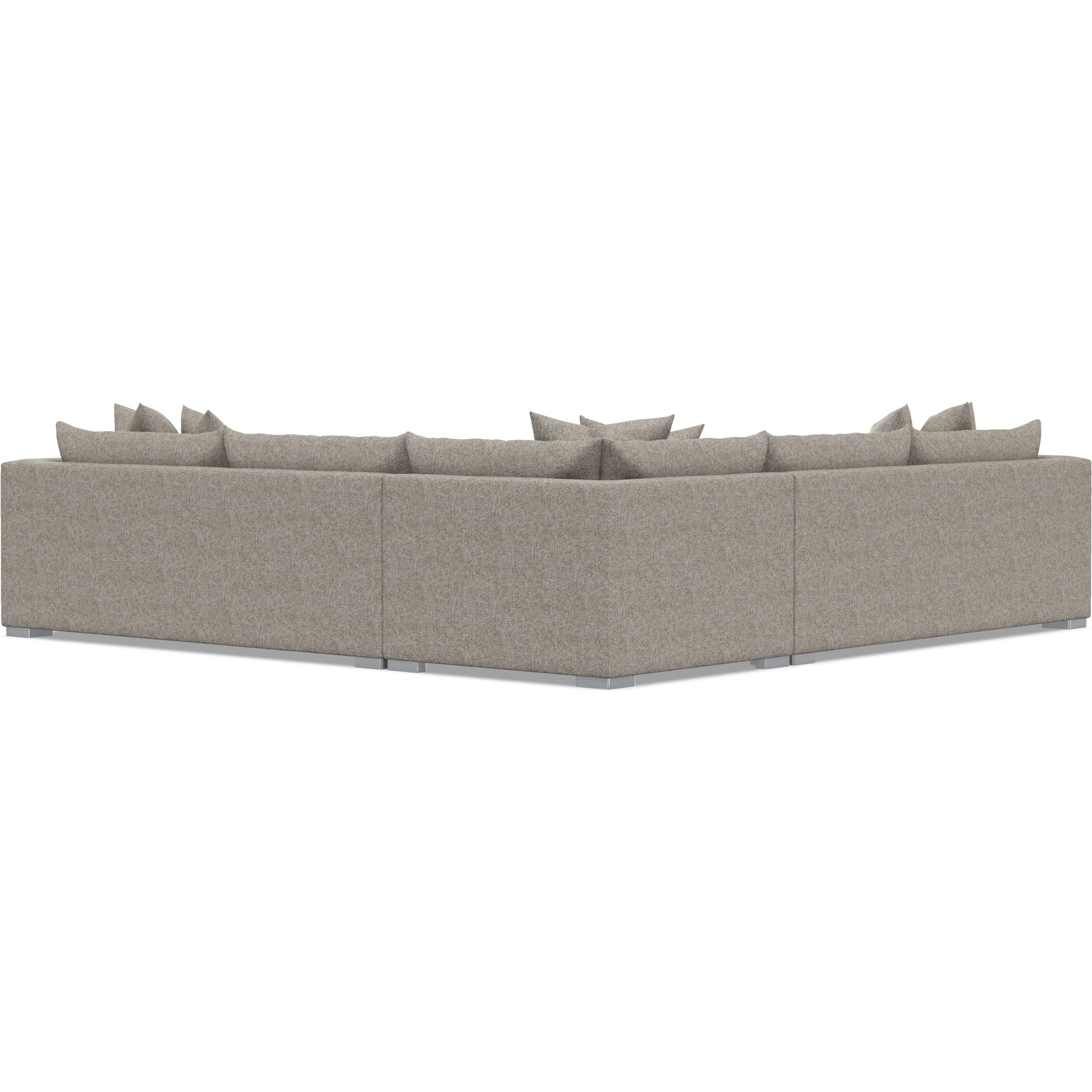 Helena 3-Piece Fabric Sectional by Bernhardt in stainless steel. Made from unique in a unique style.