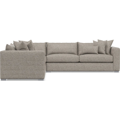 Helena 3-Piece Fabric Sectional by Bernhardt in stainless steel. Made from unique in a unique style.