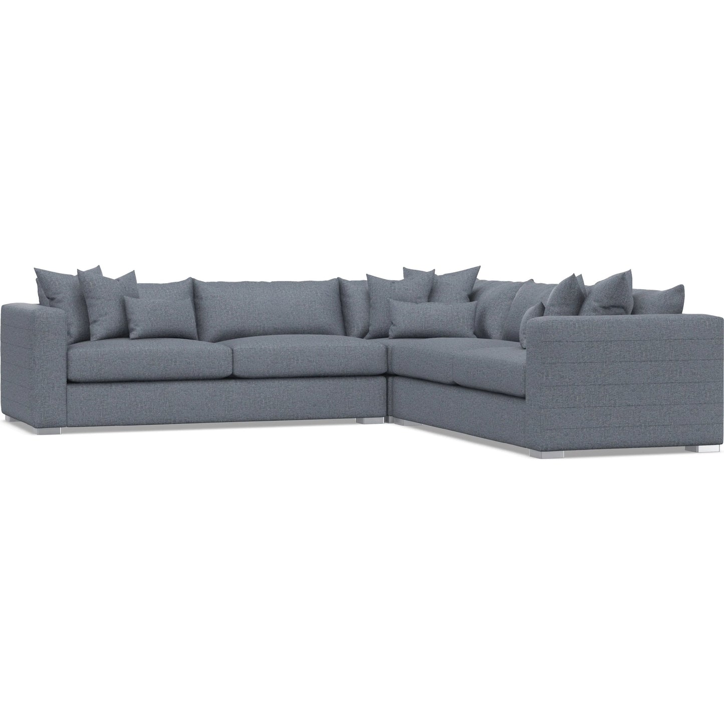 029 SI-2634593 | Additional Silo | Helena 3-Piece Fabric Sectional by Bernhardt in stainless steel. Made from unique in a unique style.