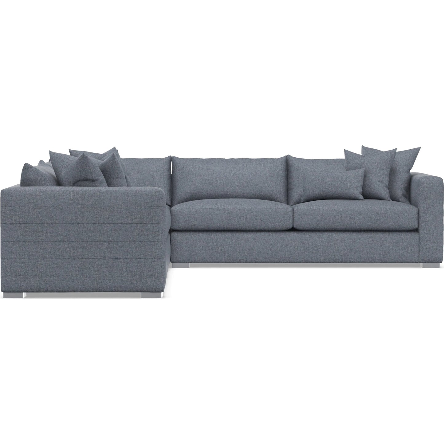 026 SI-2634593 | Additional Silo | Helena 3-Piece Fabric Sectional by Bernhardt in stainless steel. Made from unique in a unique style.