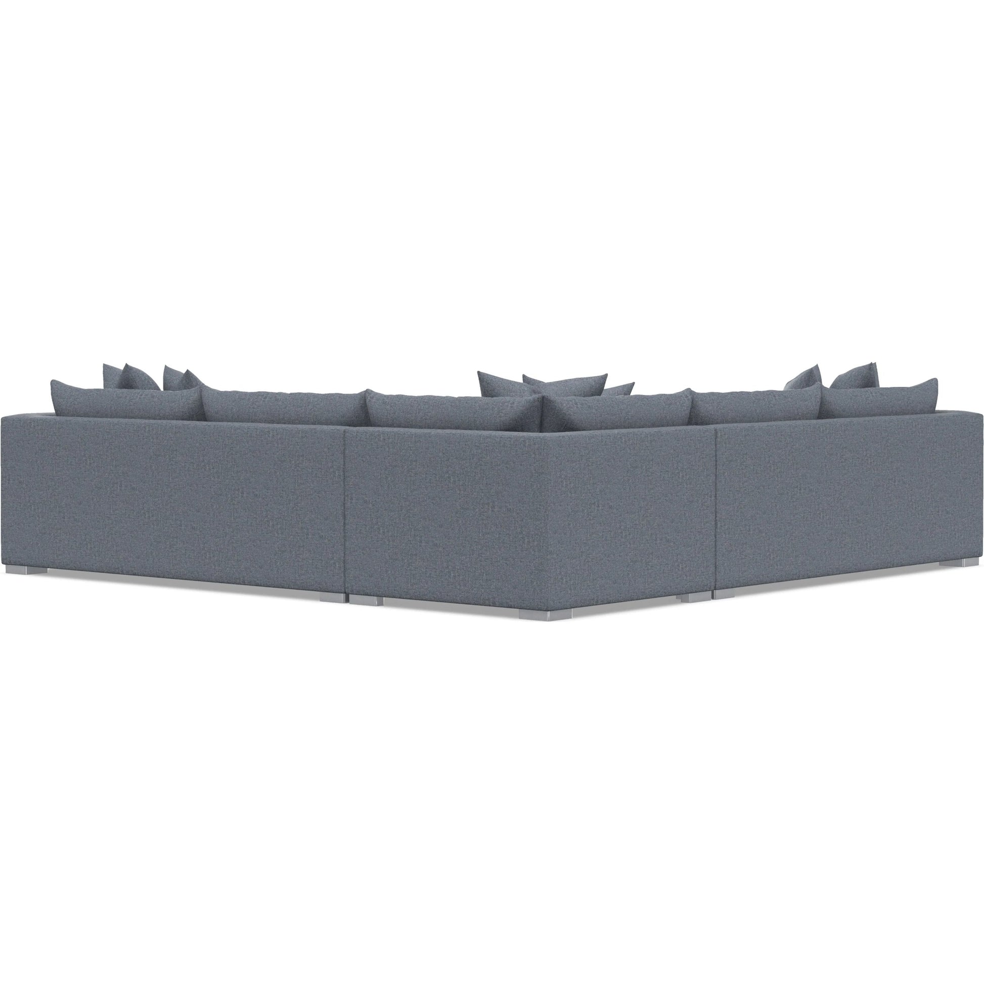 Helena 3-Piece Fabric Sectional by Bernhardt in stainless steel. Made from unique in a unique style.