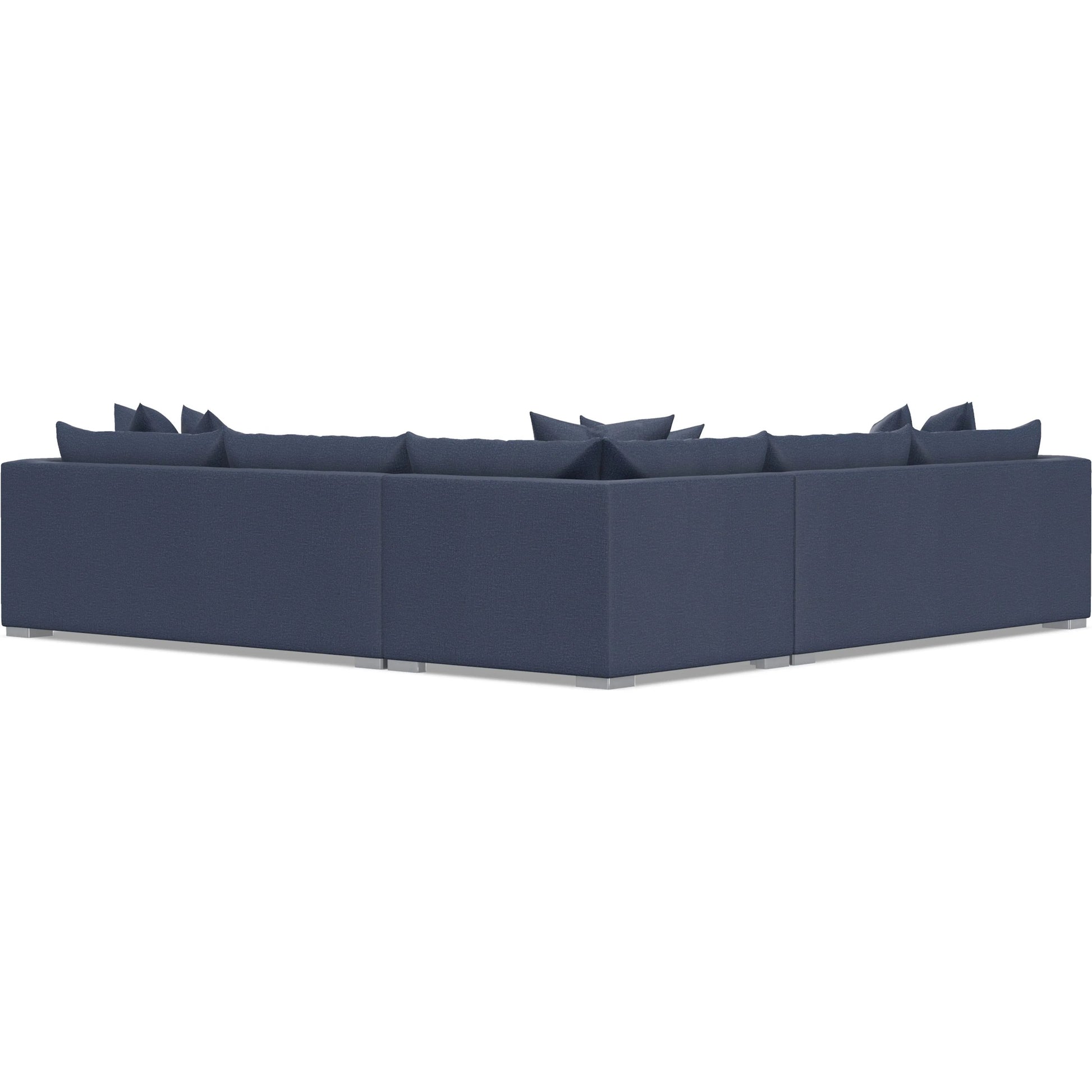 Helena 3-Piece Fabric Sectional by Bernhardt in stainless steel. Made from unique in a unique style.