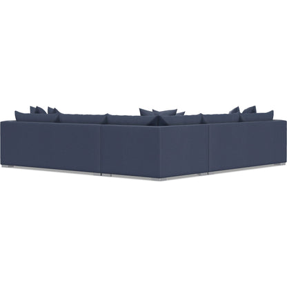 Helena 3-Piece Fabric Sectional by Bernhardt in stainless steel. Made from unique in a unique style.