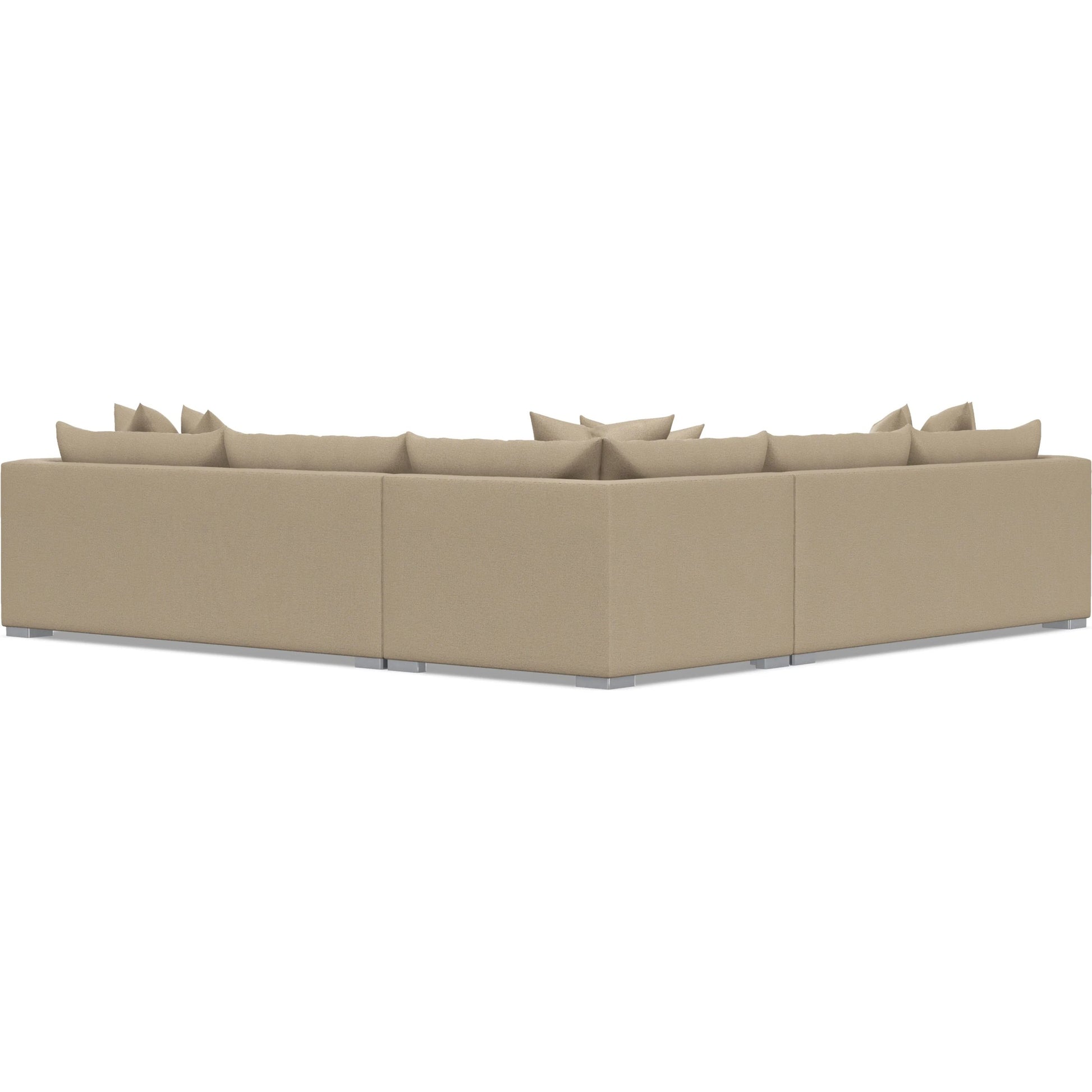 Helena 3-Piece Fabric Sectional by Bernhardt in stainless steel. Made from unique in a unique style.