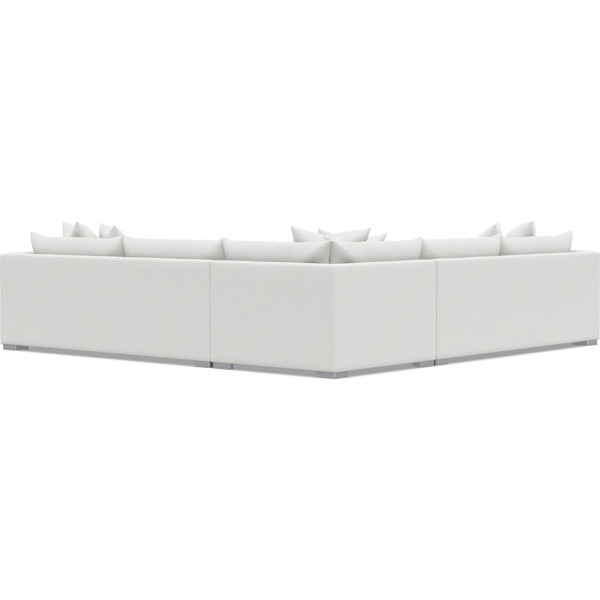 Helena 3-Piece Fabric Sectional by Bernhardt in stainless steel. Made from unique in a unique style.