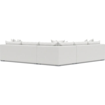 Helena 3-Piece Fabric Sectional by Bernhardt in stainless steel. Made from unique in a unique style.