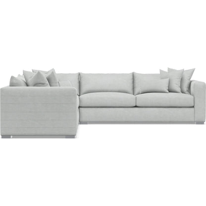 Helena 3-Piece Fabric Sectional by Bernhardt in stainless steel. Made from unique in a unique style.