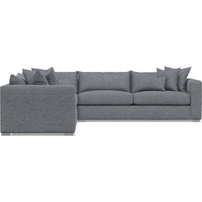 Helena 3-Piece Fabric Sectional by Bernhardt in stainless steel. Made from unique in a unique style.