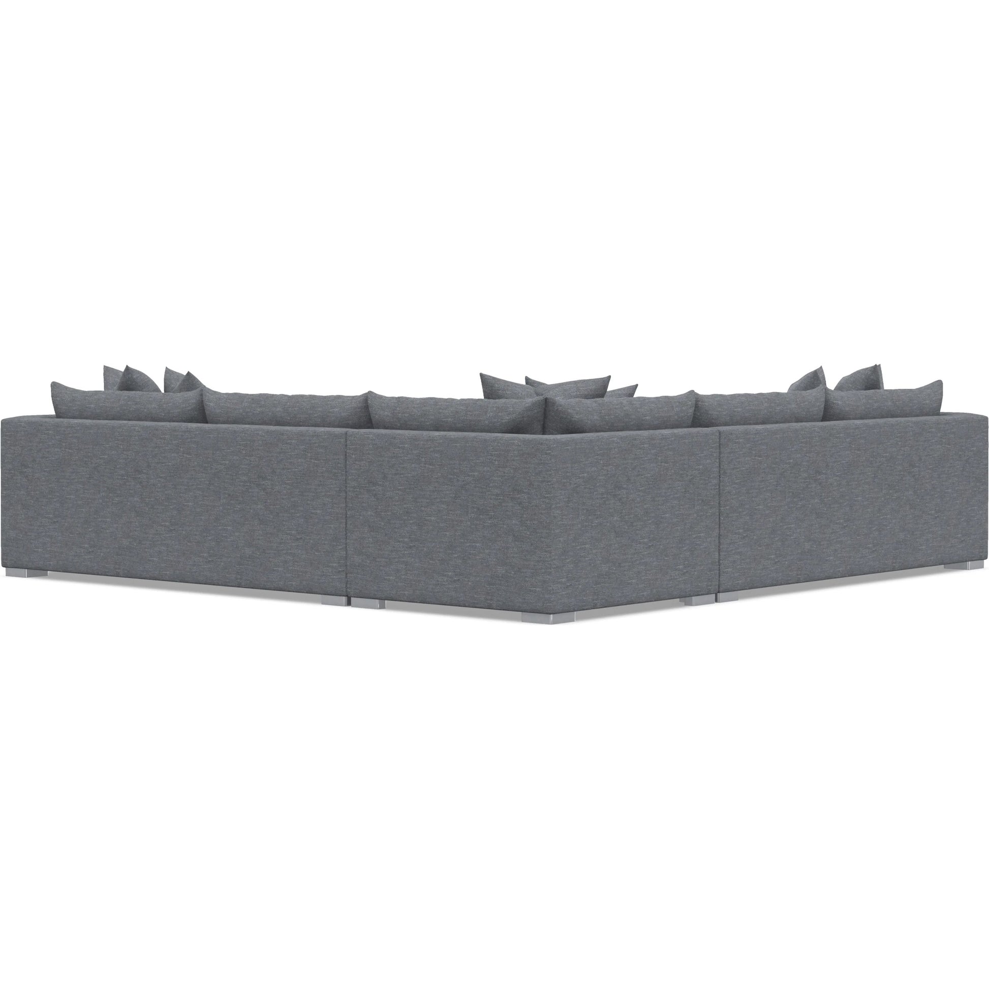 Helena 3-Piece Fabric Sectional by Bernhardt in stainless steel. Made from unique in a unique style.