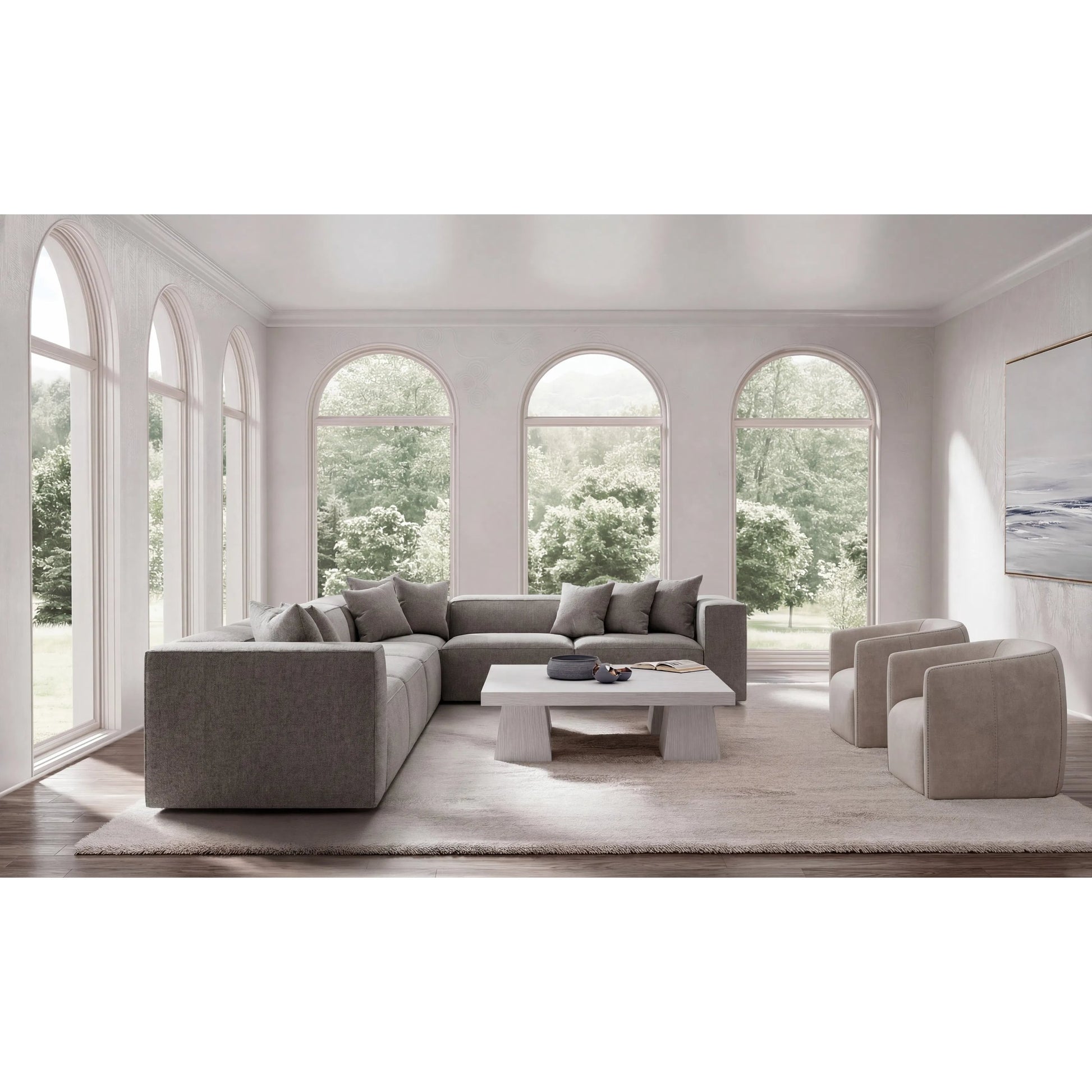 Bliss 4-Piece Fabric Sectional by Bernhardt. Made from unique in a unique style.