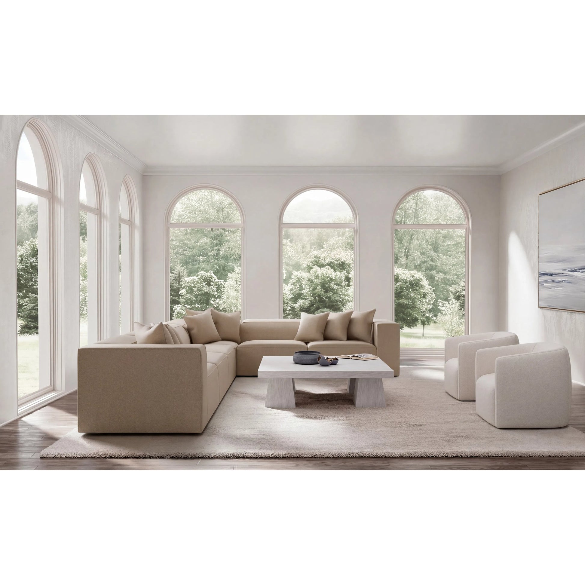 Bliss 4-Piece Fabric Sectional by Bernhardt. Made from unique in a unique style.