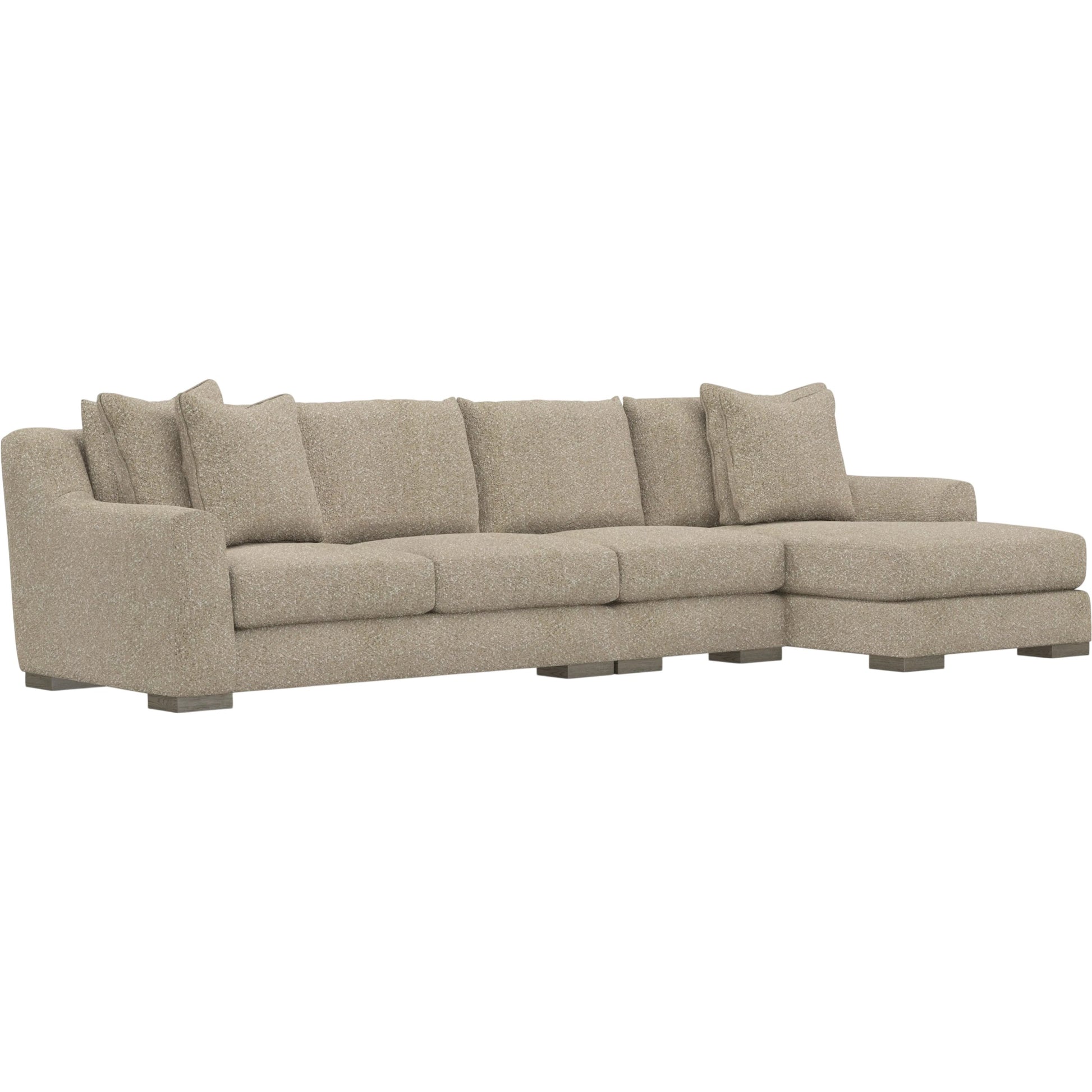Gabi 3-Piece Fabric Sectional by Bernhardt in wdf, 789 portobello. Made from unique in a unique style.