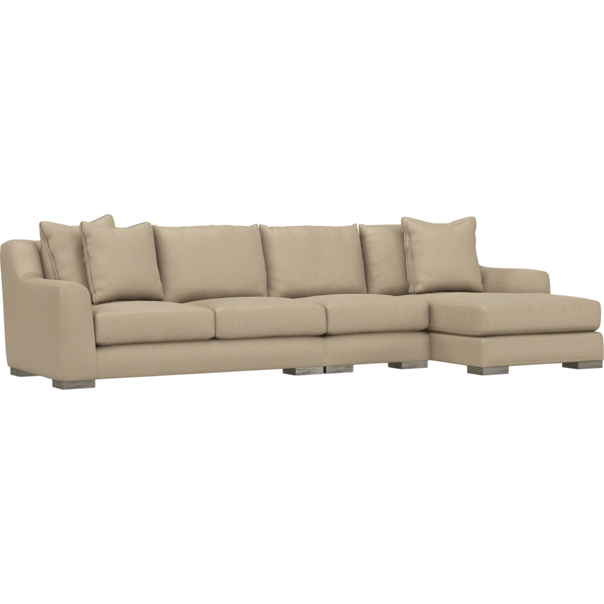 Gabi 3-Piece Fabric Sectional by Bernhardt in wdf, 789 portobello. Made from unique in a unique style.